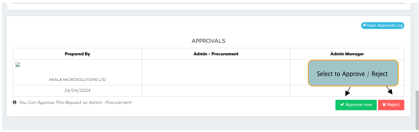 P2P Approving an Invoice after Verification