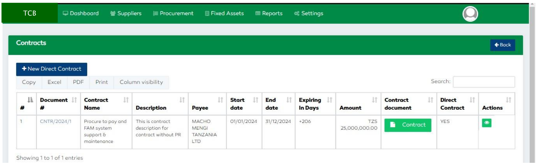 P2P Direct Contract Features