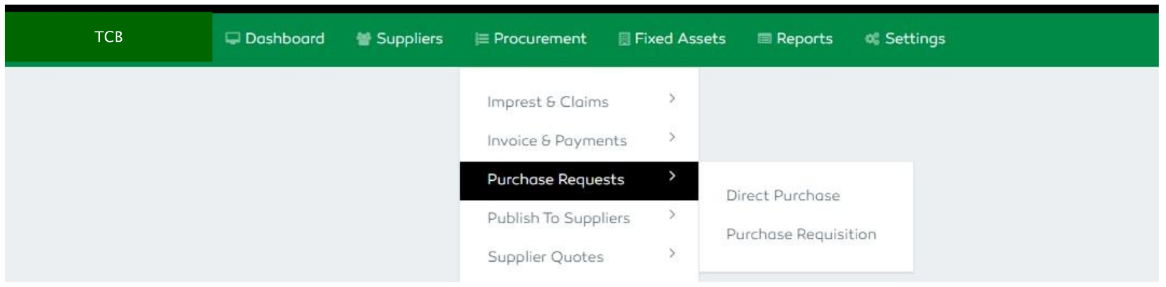 P2P Normal Purchase Request Module