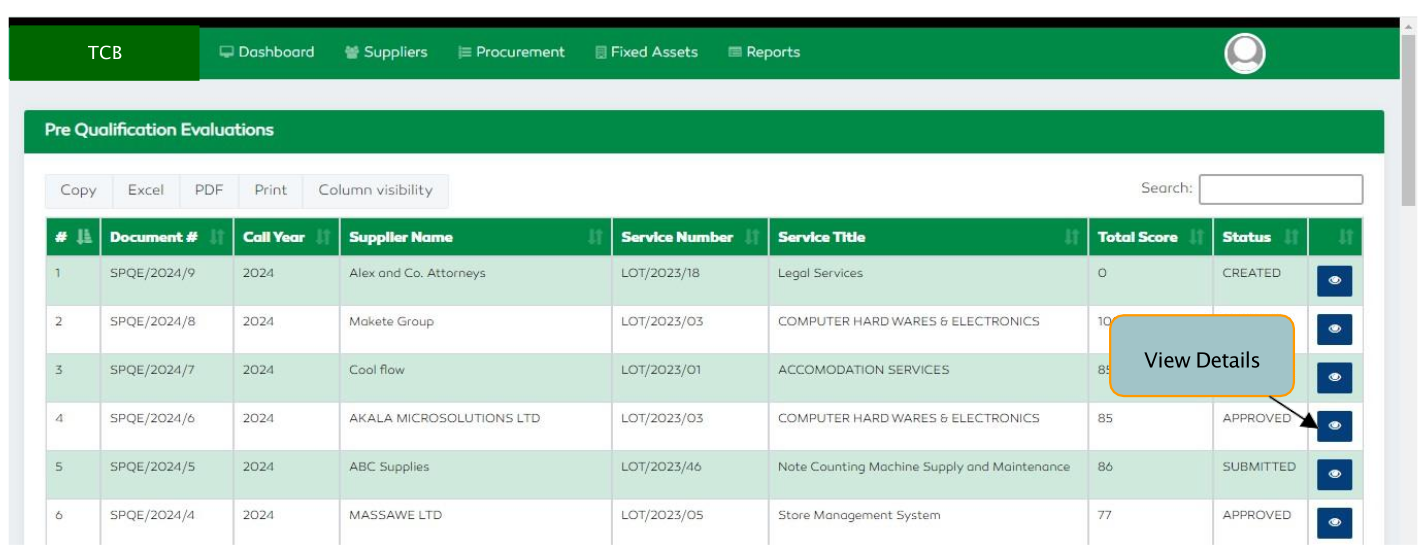 P2P Supplier Evaluation Approval